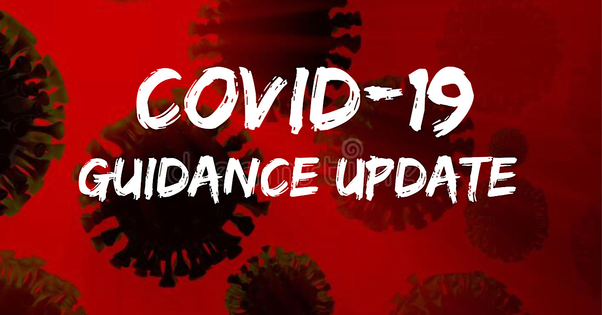Covid 19 Guidance Update