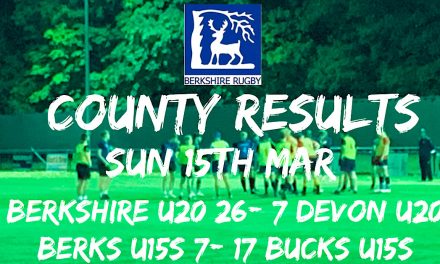 COUNTY RESULTS – 15TH MARCH 2020
