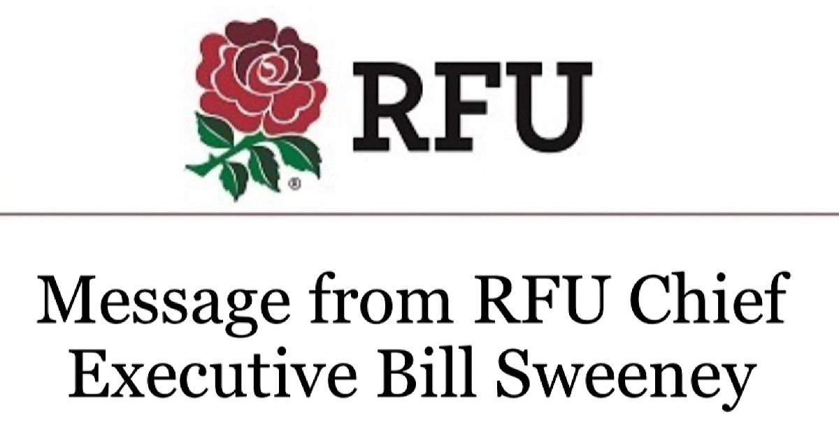 The end of the rugby season the  ENGLAND RUGBY SEASON 2019/2020 IS announced today