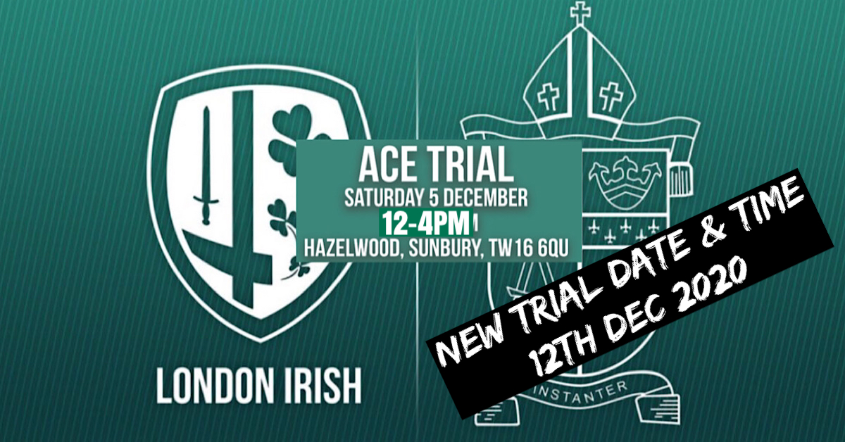 London iriSh aCE academy 2020/21 – UPDATE