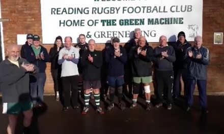 Reading RFC Walking Rugby clapping tribute