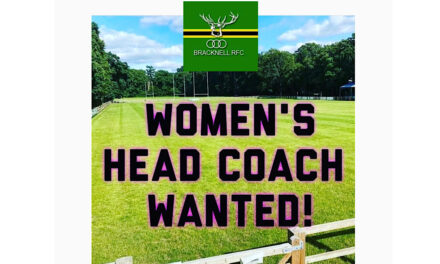 BRACKNELL RUGBY CLUB – WOMENS RUGBY – HEAD COACH VACANCY – MARCH 2021
