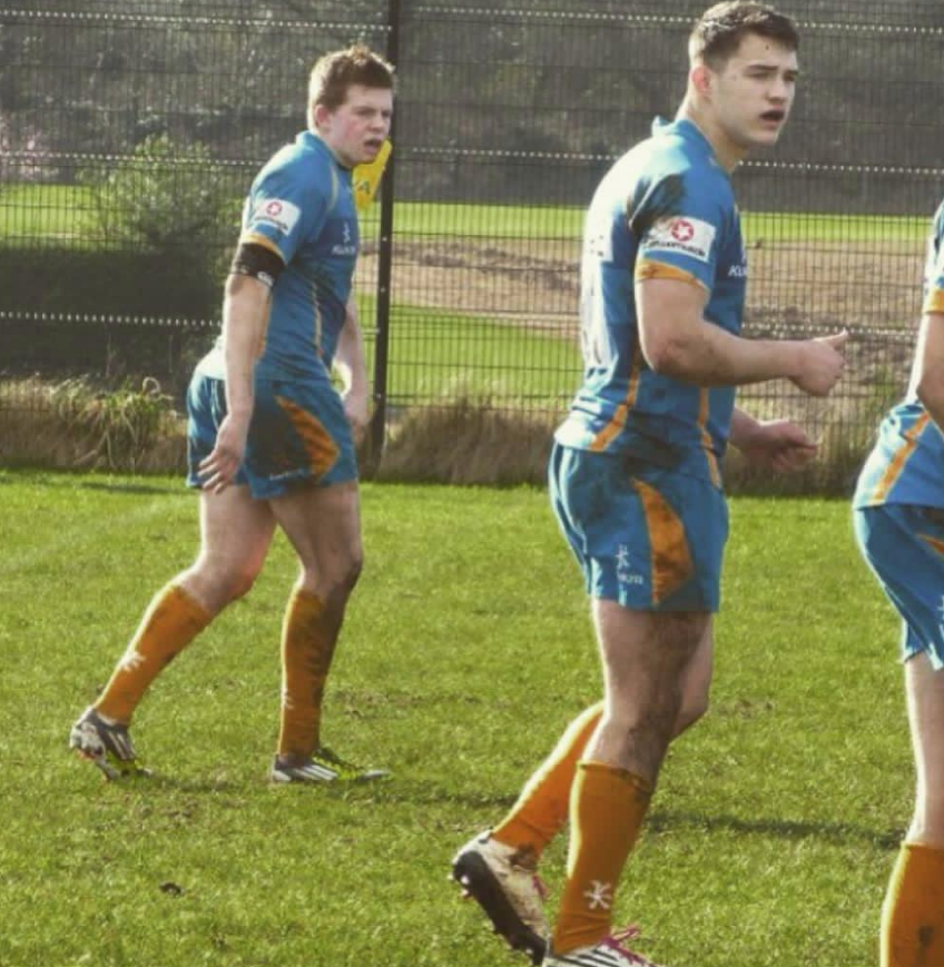 Alex Harrison & Dan Barnes playing for Wasps Academy
