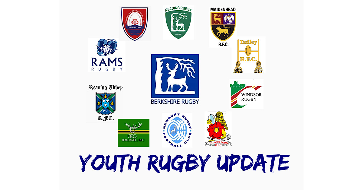 BERKSHIRE CLUBs (YOUTH SECTION) –  U13 & U14 CUP RUGBY UPDATE