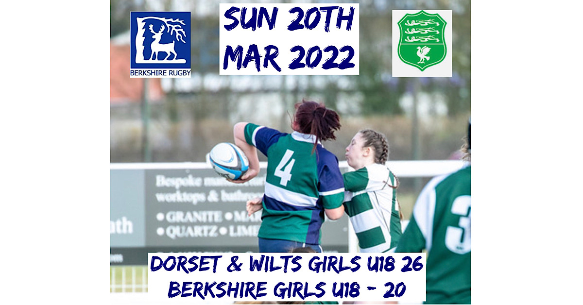 Berkshire U18 Girls get caught by Dorset & Wilts U18 Girls.