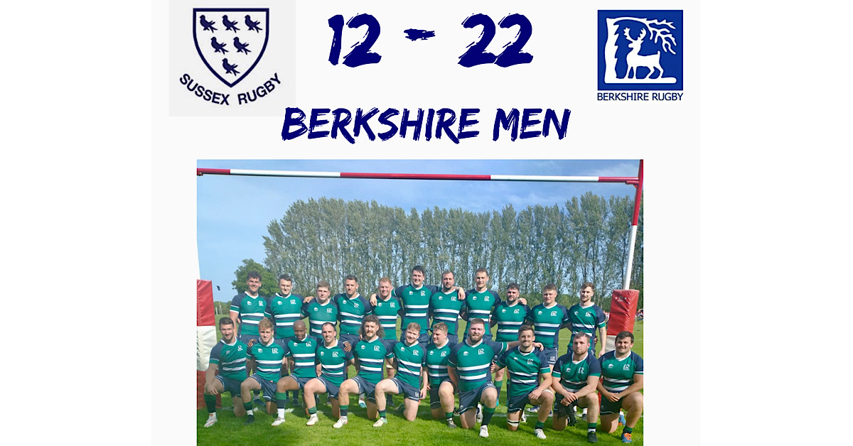 BERKSHIRE MEN MARCH TO DIVISION 3 FINAL WITH A WIN OVER SUSSEX MEN