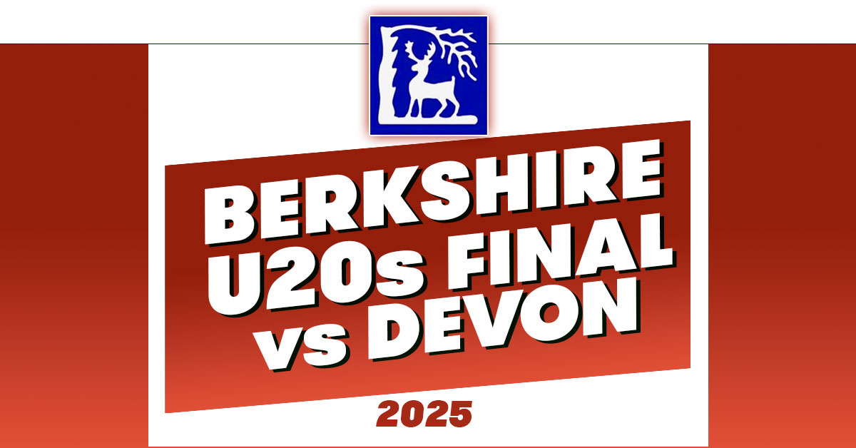 Berkshire U20s 25th May Team Sheet